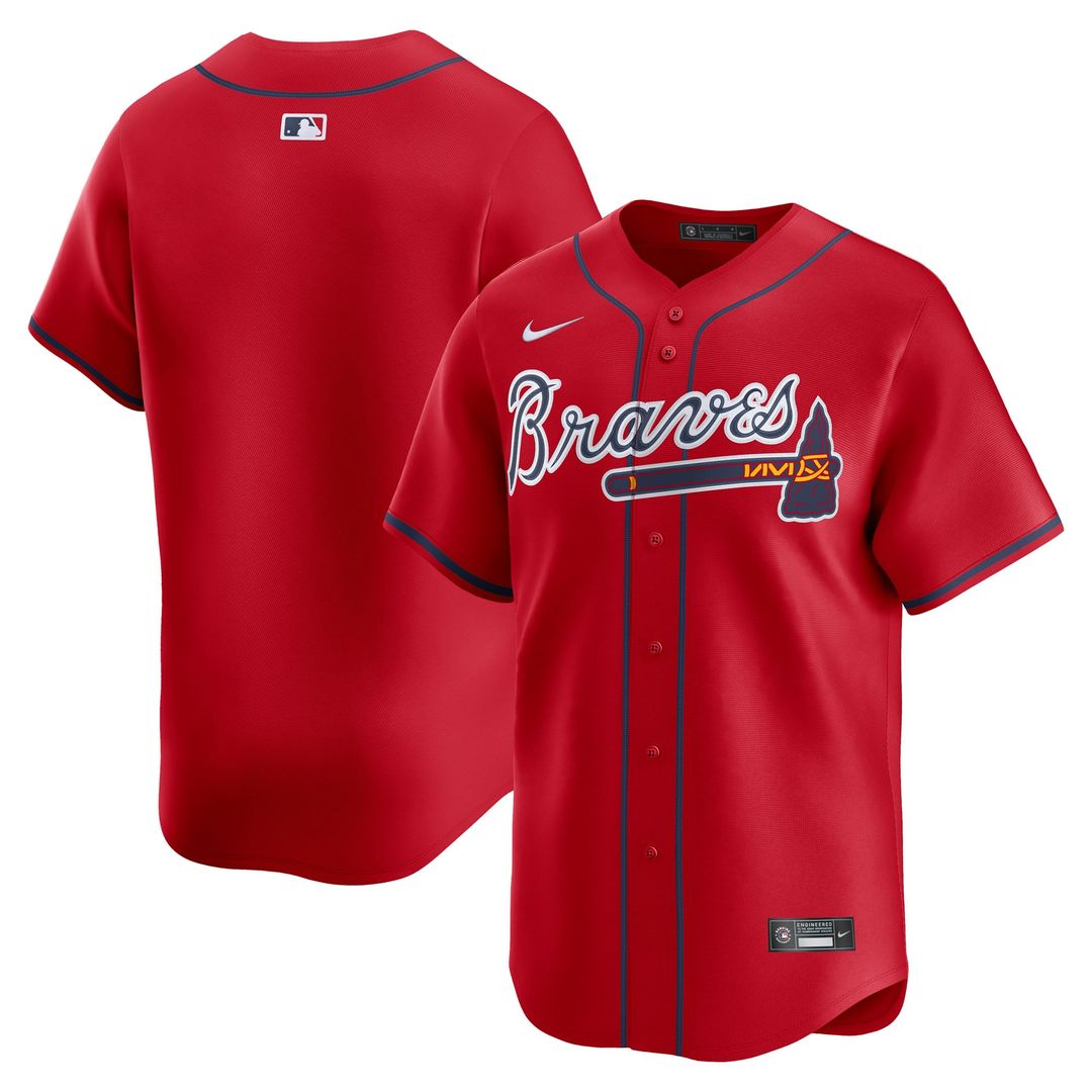 Atlanta Braves Nike Red Authentic MLB Jersey