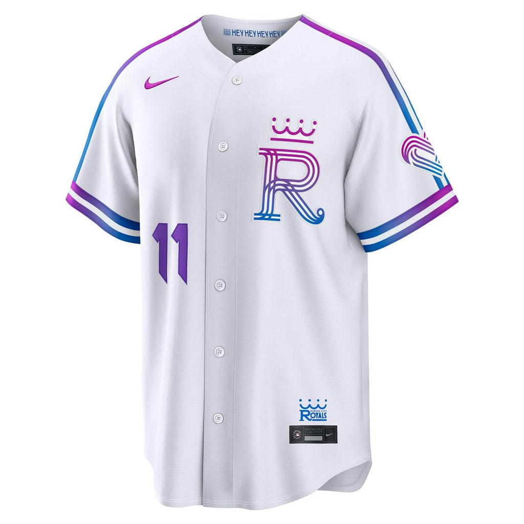 Kansas City Royals Nike White MLB Jersey