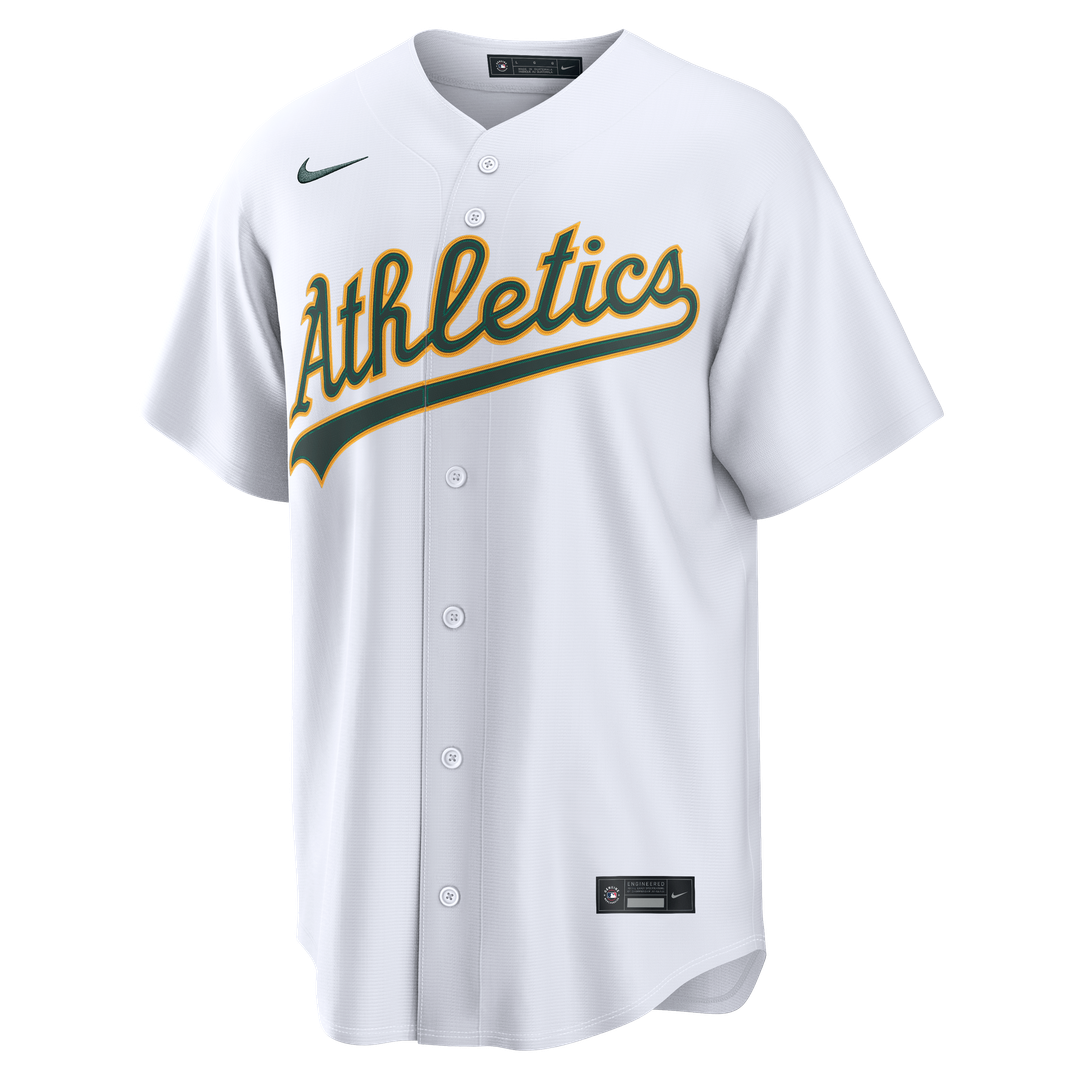 Athletics Nike White Replica MLB Jersey