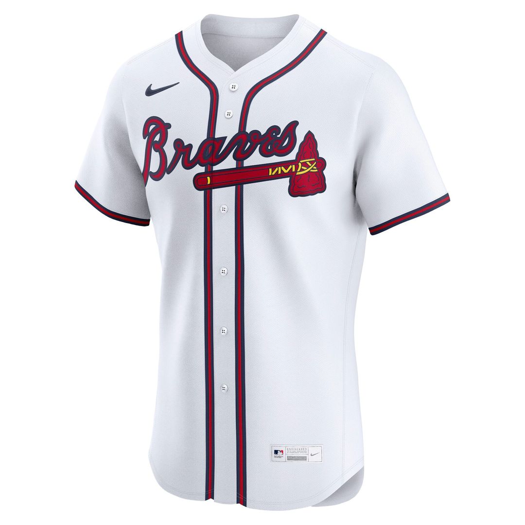 Atlanta Braves Nike White Authentic MLB Jersey