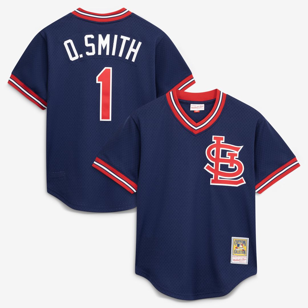 St. Louis Cardinals Mitchell & Ness Navy Authentic MLB baseball jersey