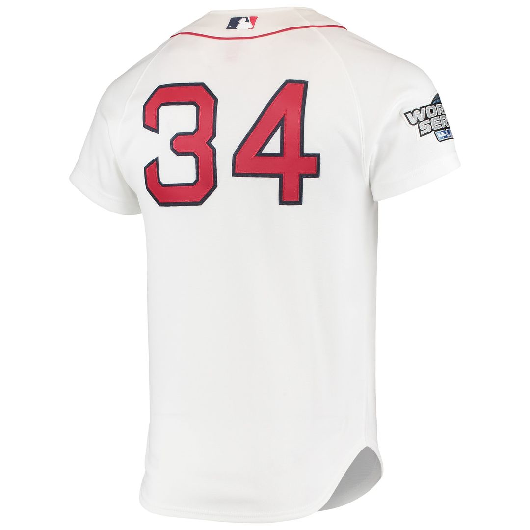 Boston Red Sox Mitchell & Ness White Authentic MLB Jersey
