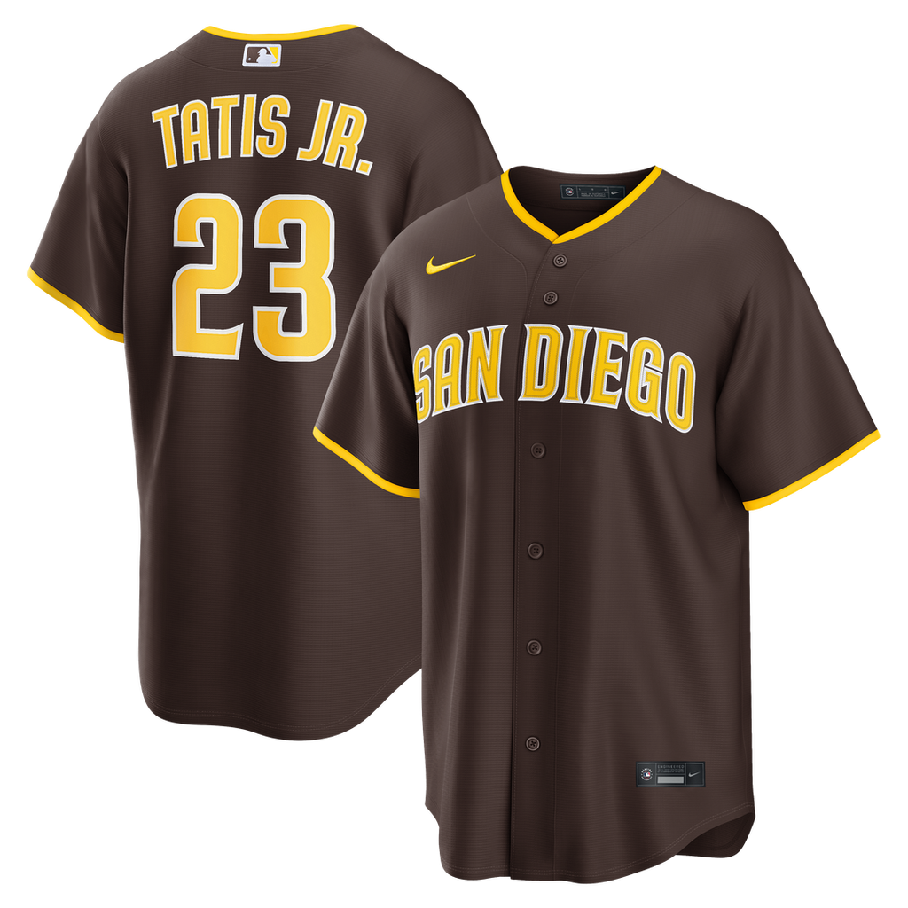 San Diego Padres Nike Brown Replica MLB baseball jersey