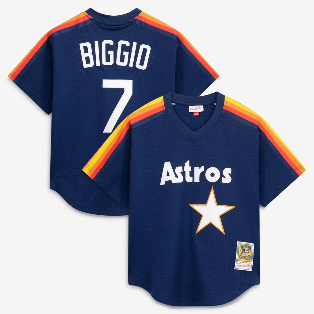 Houston Astros Mitchell & Ness Navy Authentic MLB baseball jersey