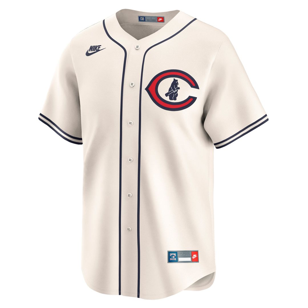 Chicago Cubs Nike Cream MLB Jersey