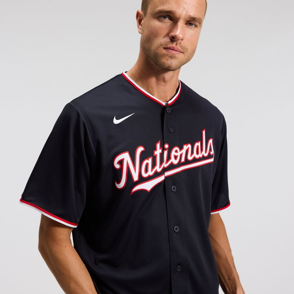 Washington Nationals Nike Navy Replica MLB Jersey