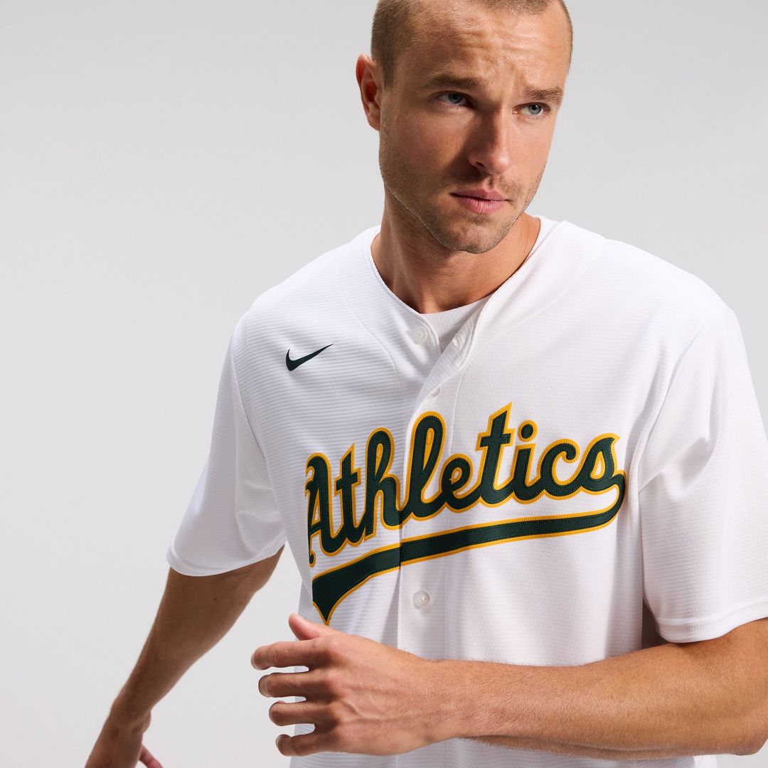 Athletics Nike White Replica MLB Jersey