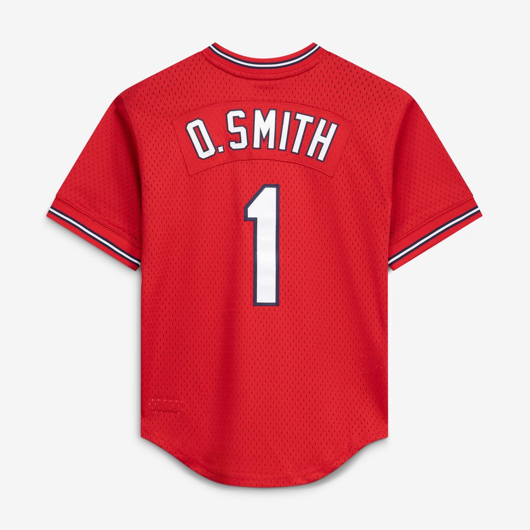St. Louis Cardinals Mitchell & Ness Navy Authentic MLB Jersey