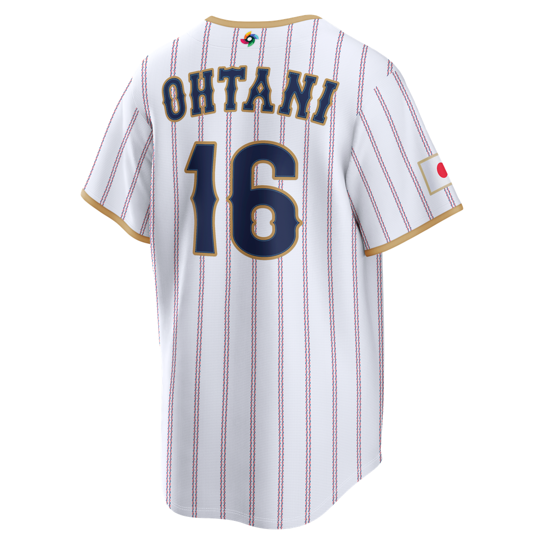 Japan Baseball Nike White MLB Jersey