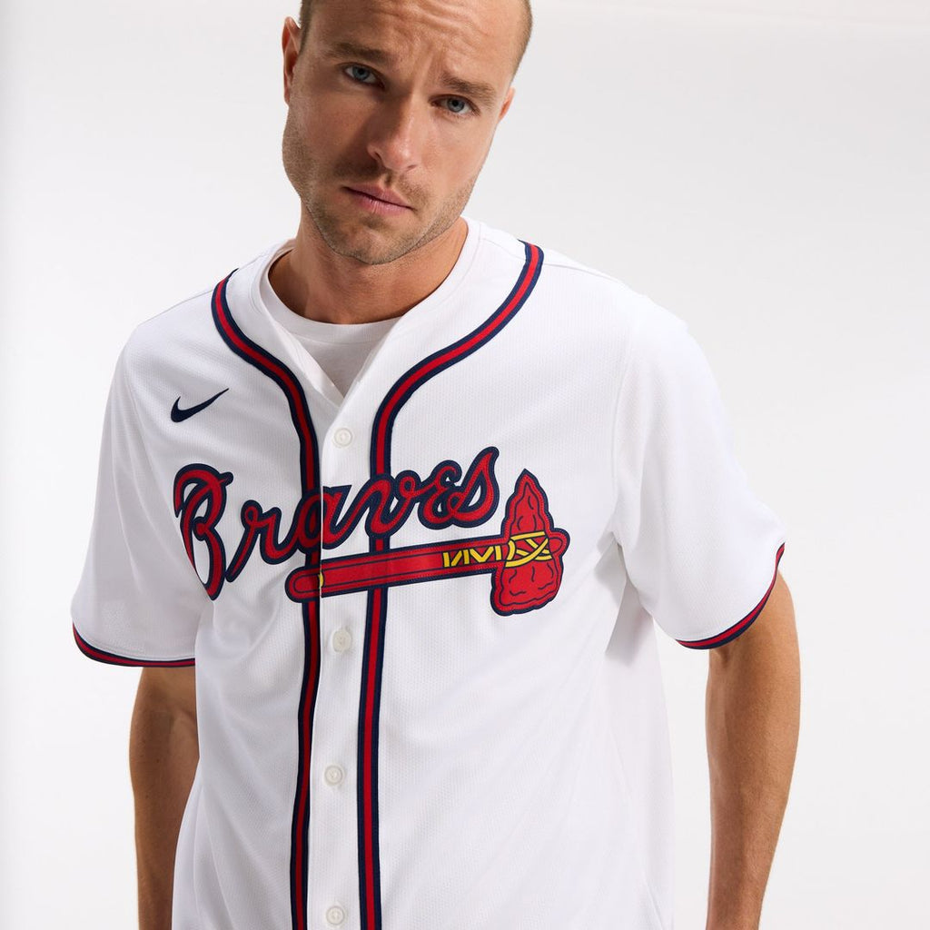 Atlanta Braves Nike White Authentic MLB Jersey