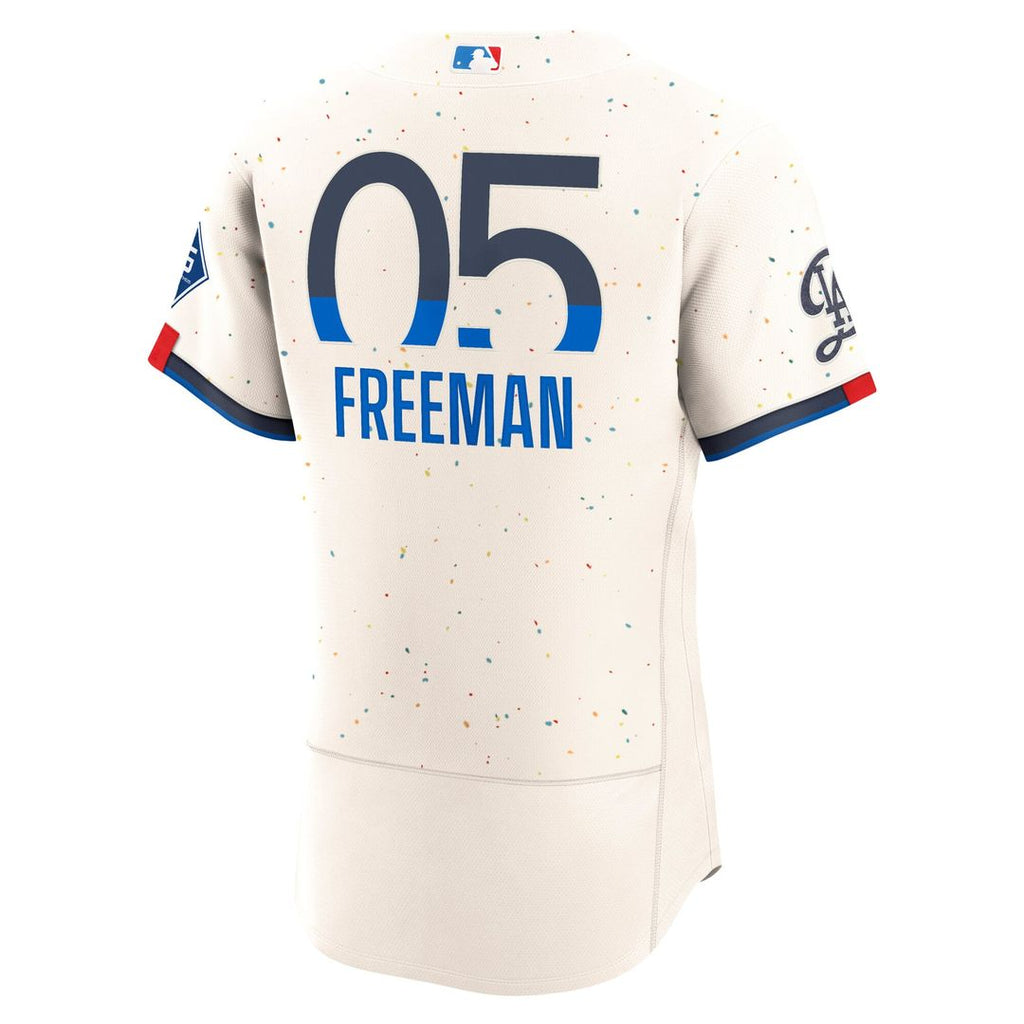 Los Angeles Dodgers Nike Cream Authentic MLB Jersey