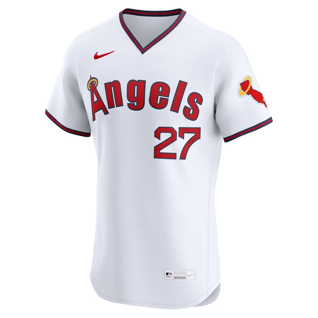 Los Angeles Angels Nike White Authentic MLB Jersey