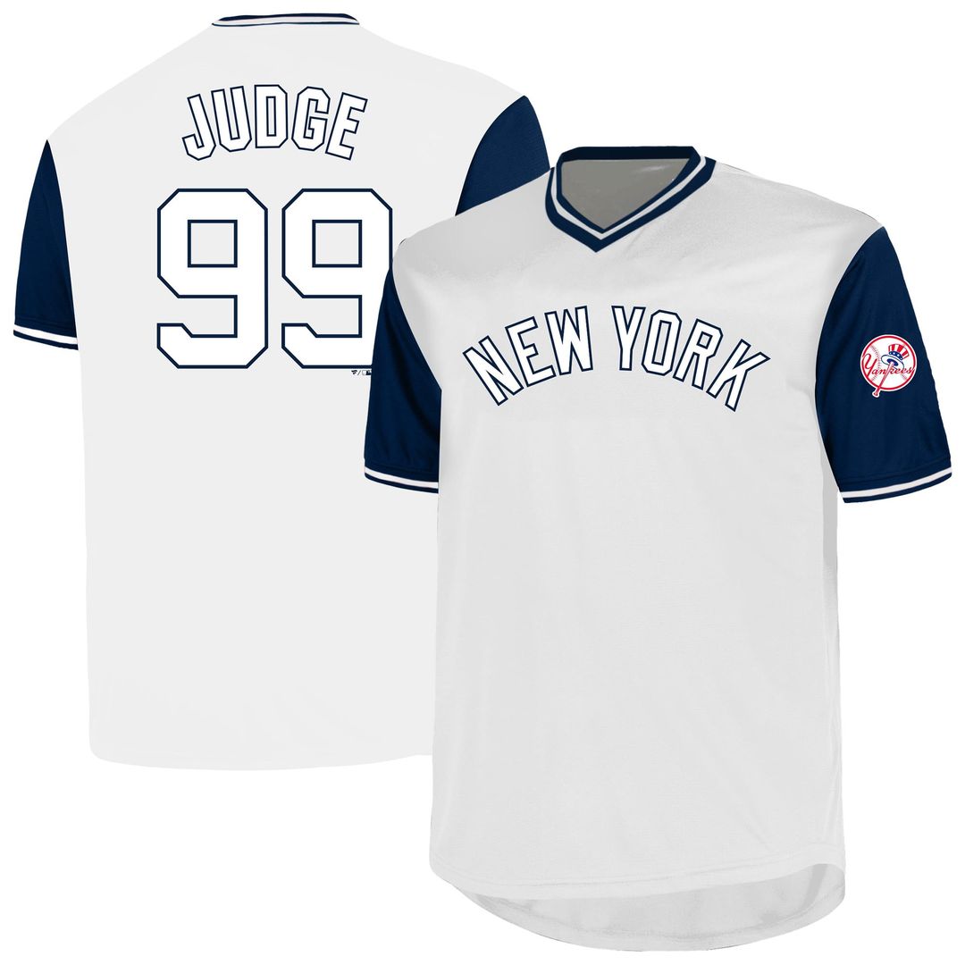 New York Yankees Profile White MLB baseball jersey