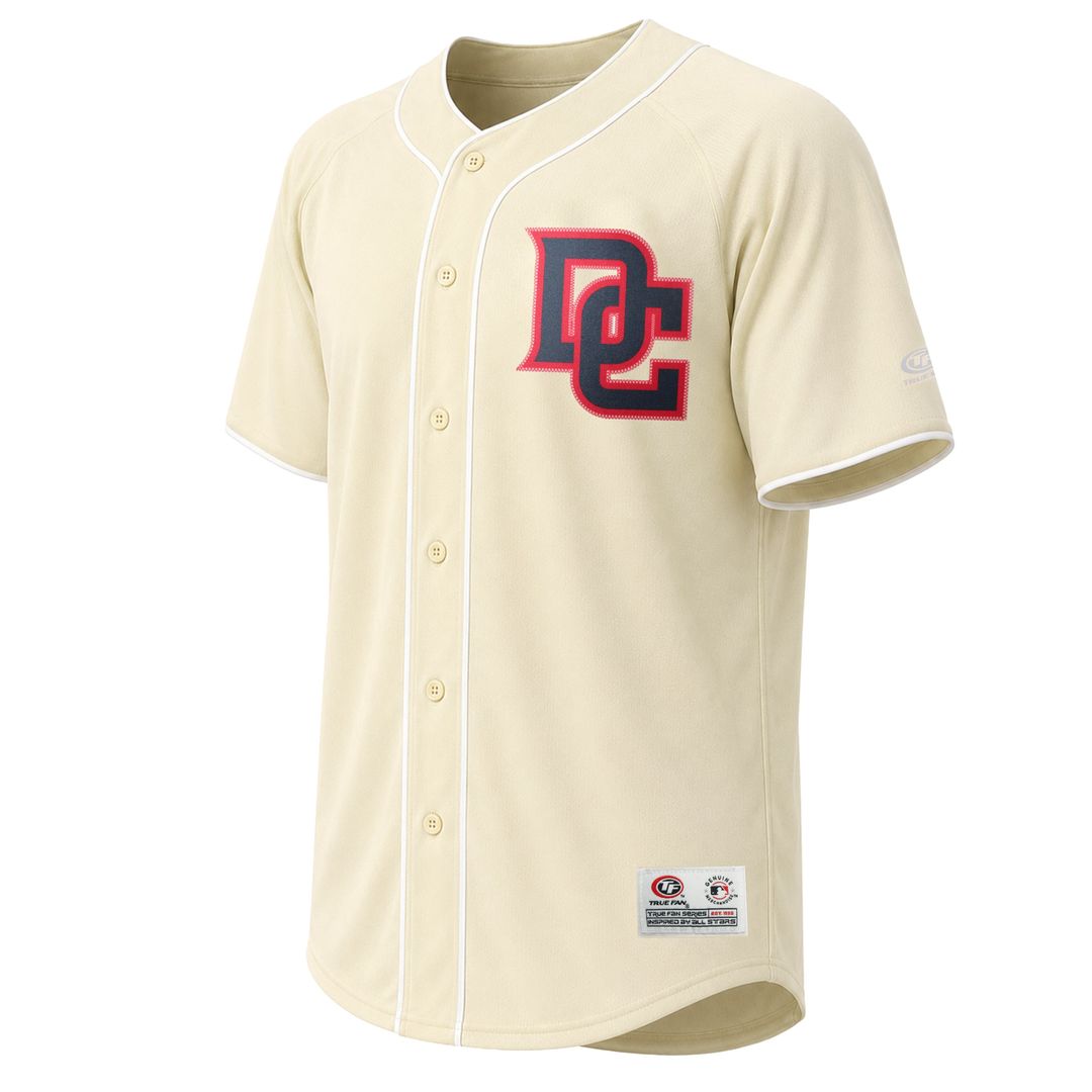 Washington Nationals Stitches Cream Authentic MLB Jersey