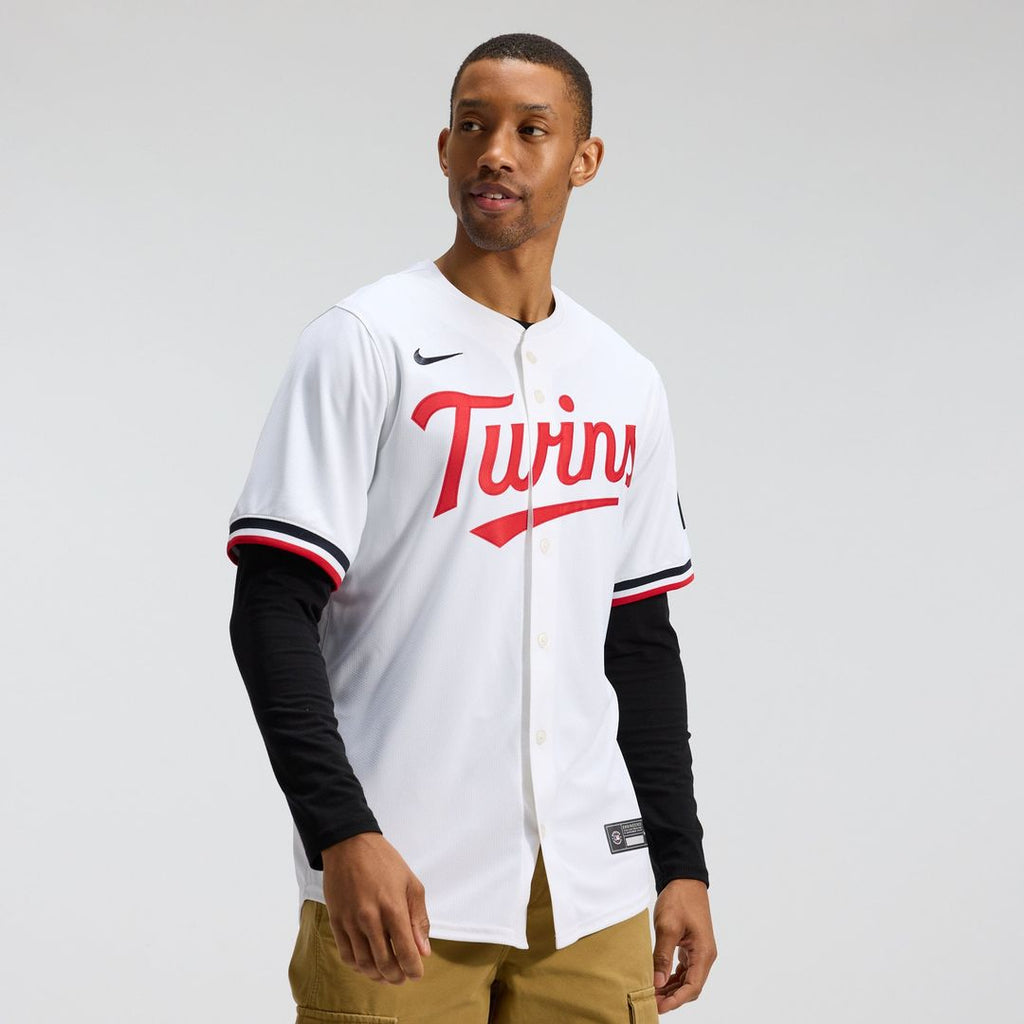 Minnesota Twins Nike White Authentic MLB baseball jersey