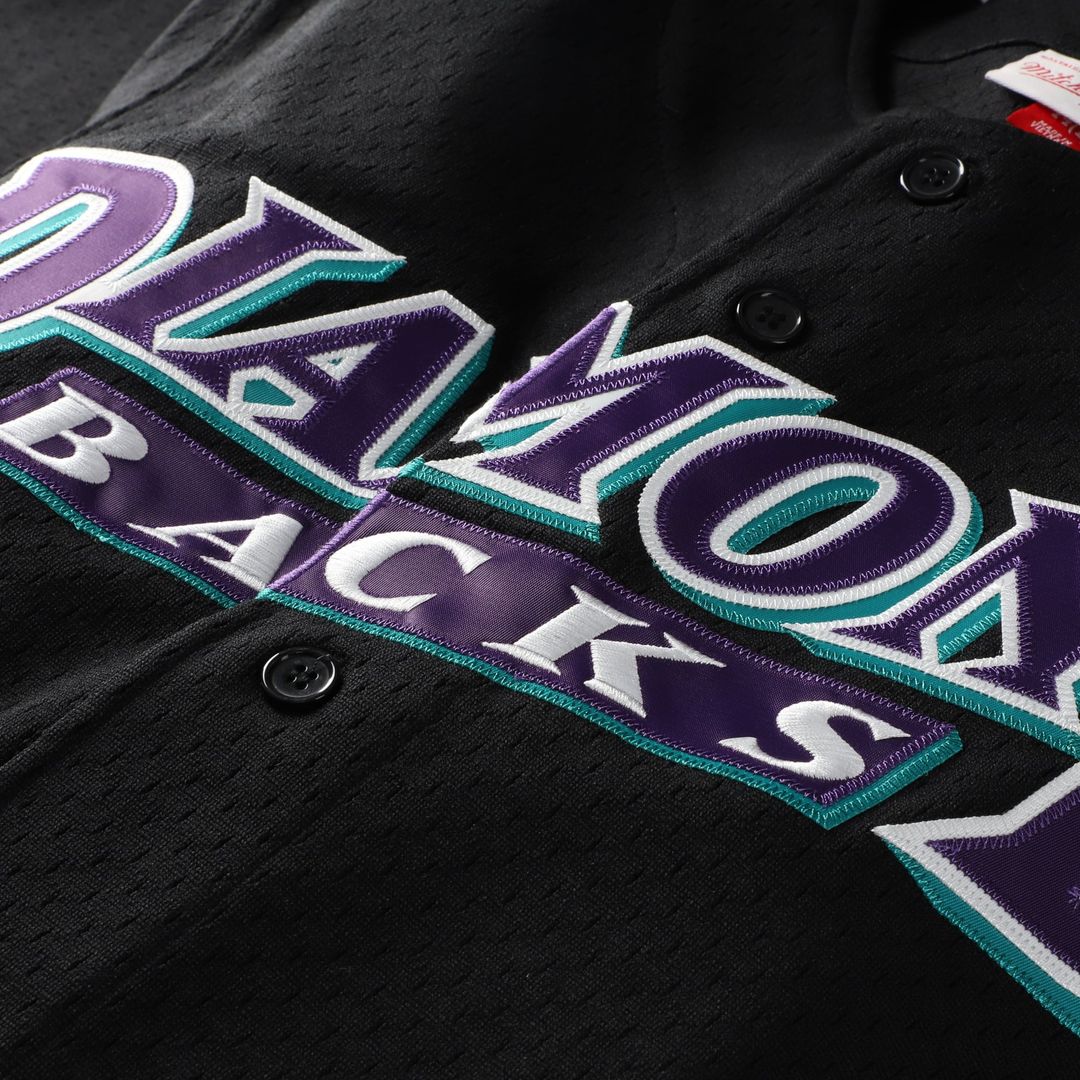 Arizona Diamondbacks Mitchell & Ness Black Authentic MLB Jersey