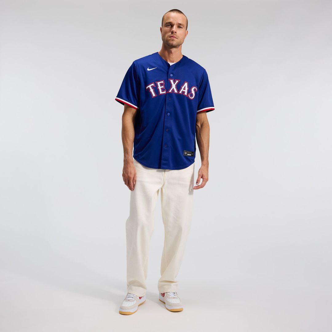 Texas Rangers Nike Gray Replica MLB Jersey