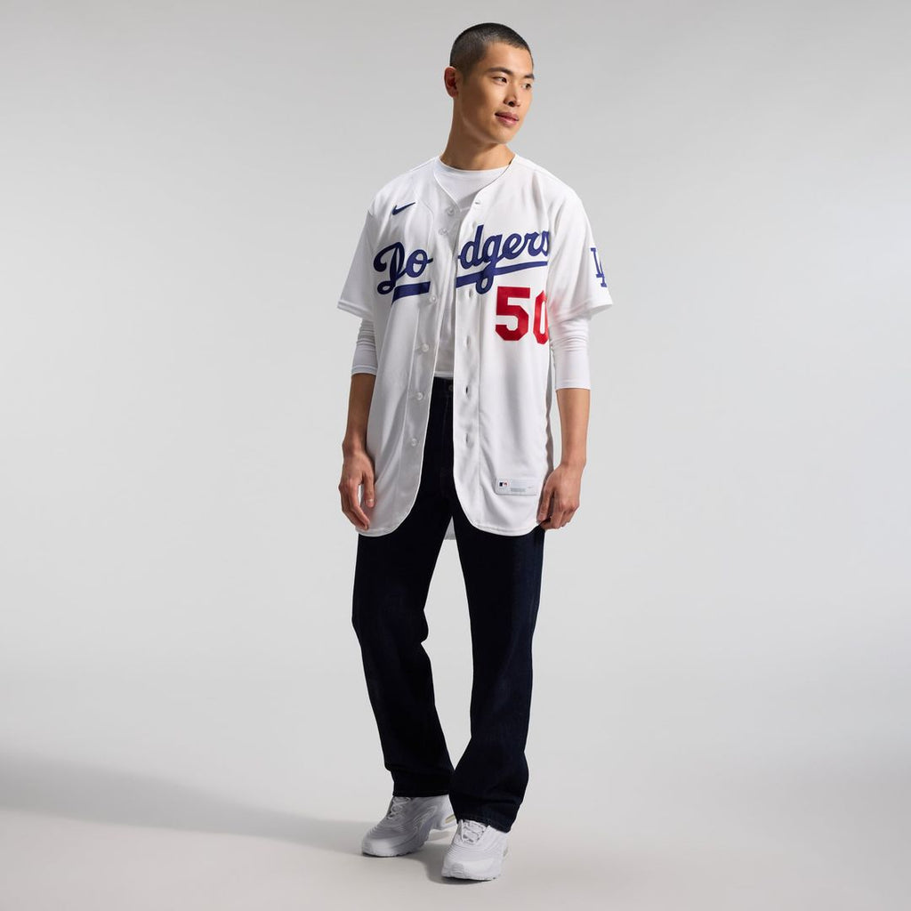 Los Angeles Dodgers Nike White Replica MLB Jersey