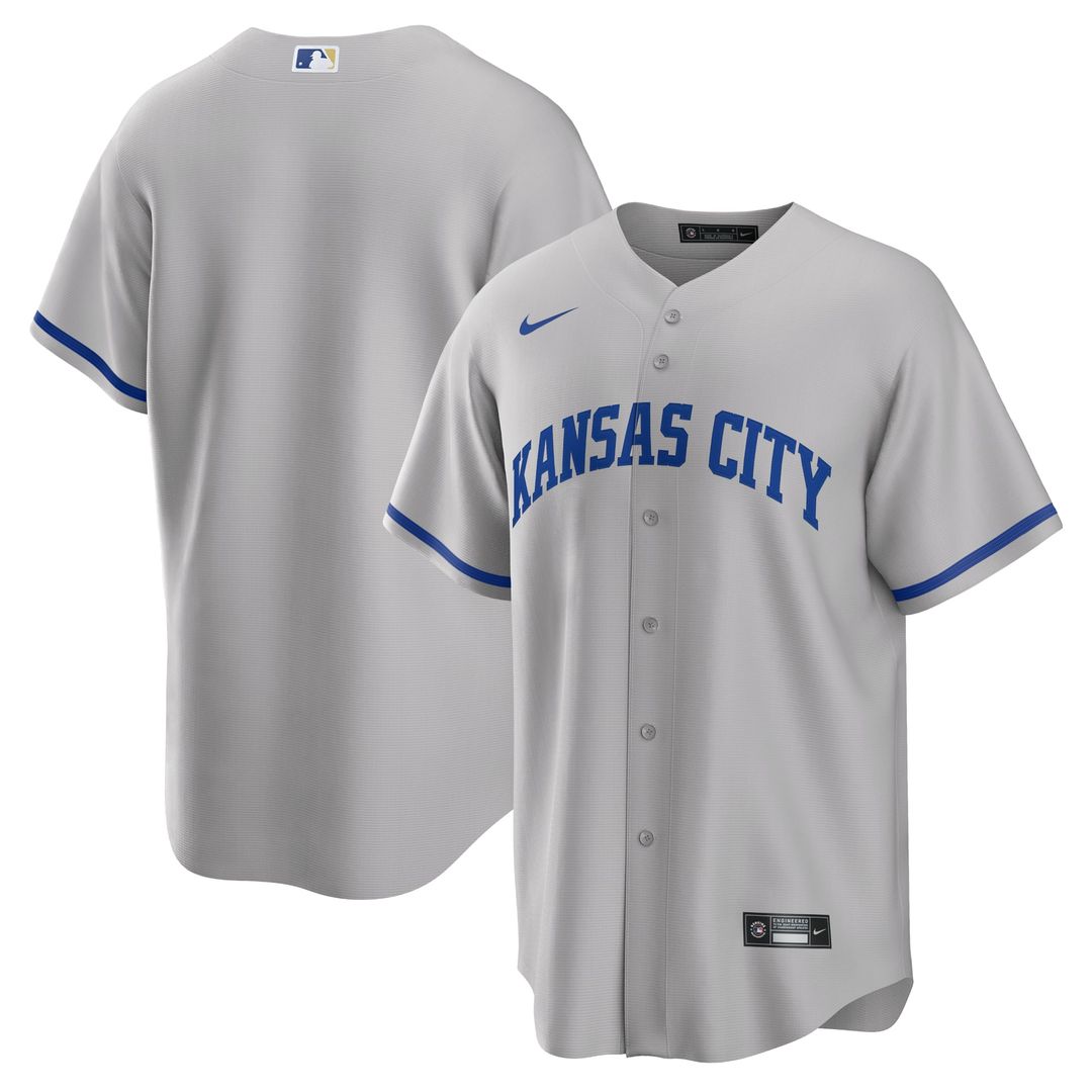Kansas City Royals Nike Gray Replica MLB Jersey