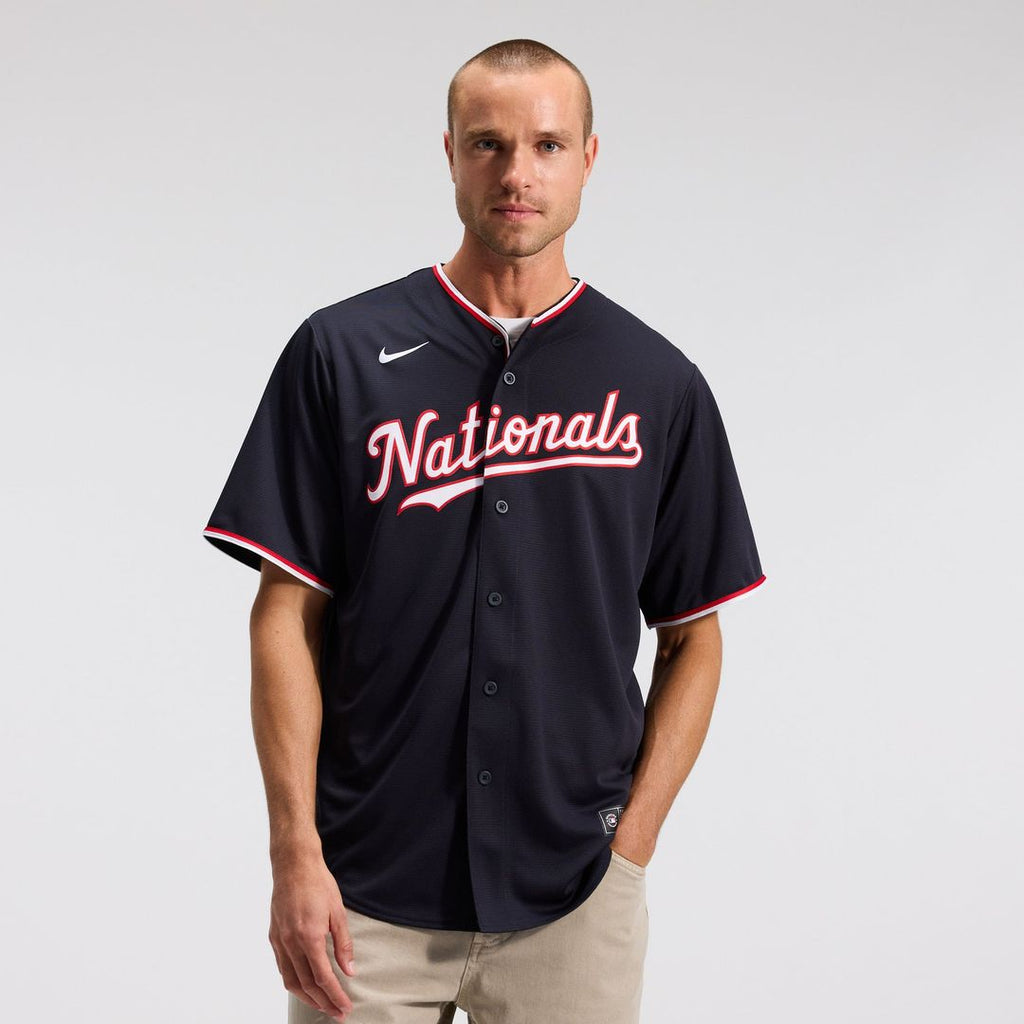 Washington Nationals Nike Navy Replica MLB Jersey
