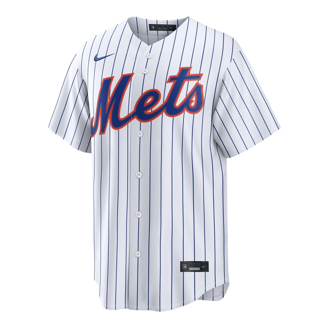 New York Mets Nike White Replica MLB Jersey
