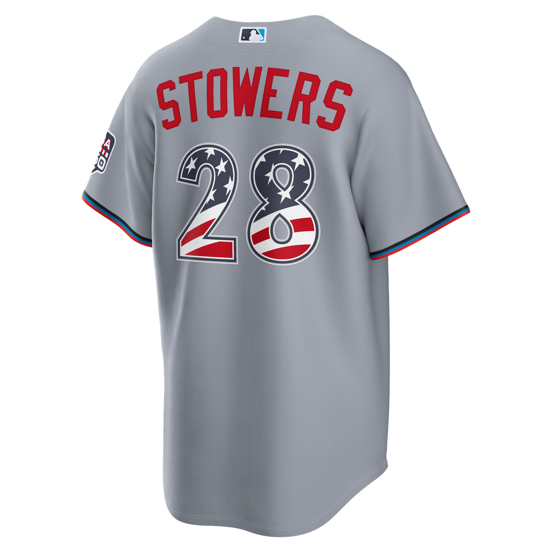Miami Marlins Nike Gray MLB Jersey