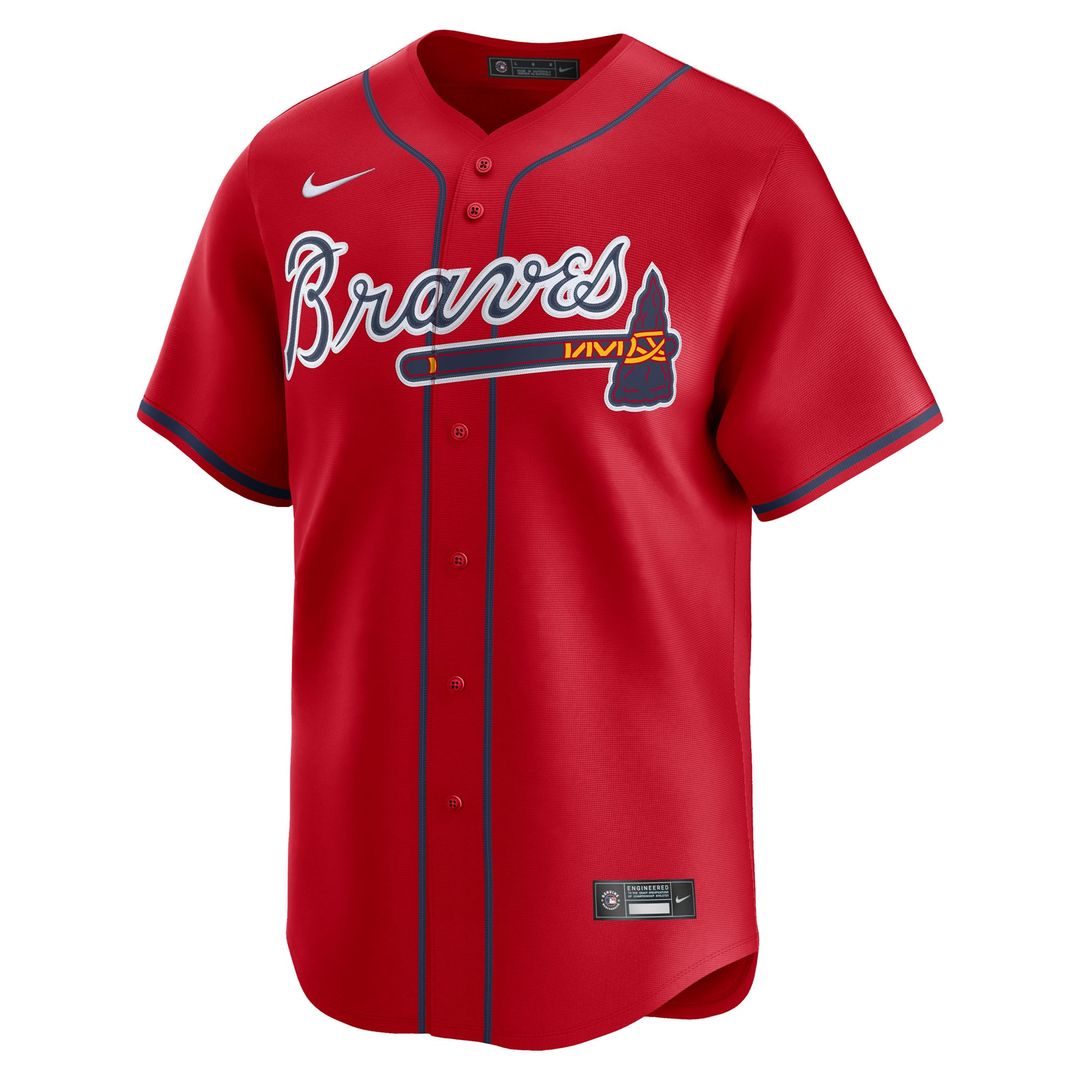 Atlanta Braves Nike Red Authentic MLB Jersey