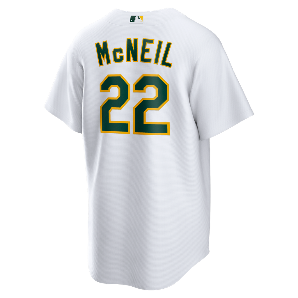 Athletics Nike White Replica MLB Jersey