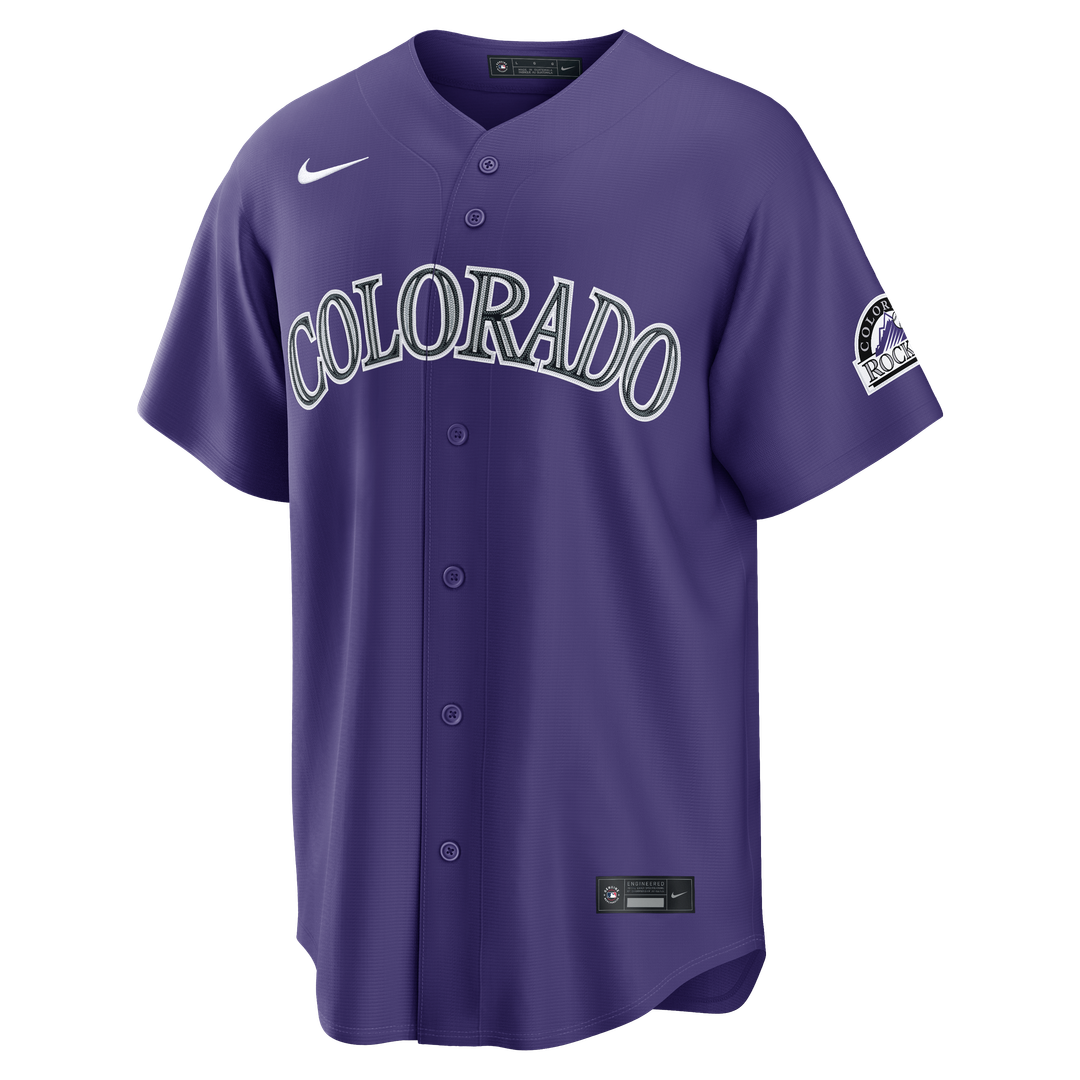 Colorado Rockies Nike Purple Authentic MLB Jersey