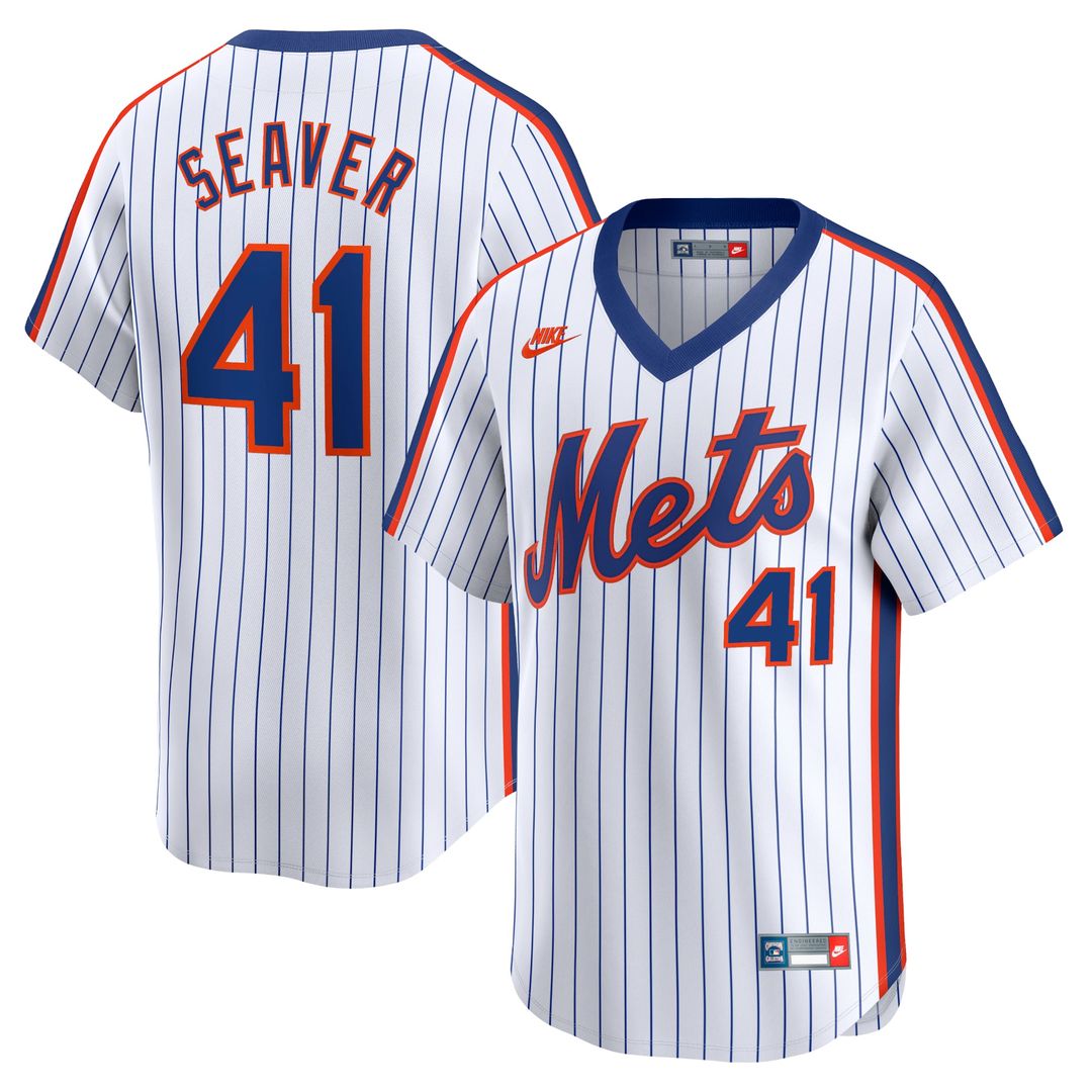 New York Mets Nike White MLB baseball jersey