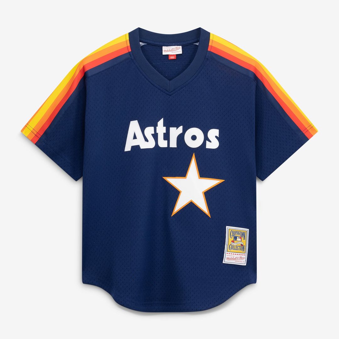 Houston Astros Mitchell & Ness Navy Authentic MLB Jersey