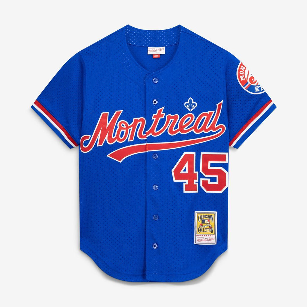 Montreal Expos Mitchell & Ness Blue MLB Jersey