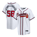 Atlanta Braves Nike White Replica MLB baseball jersey