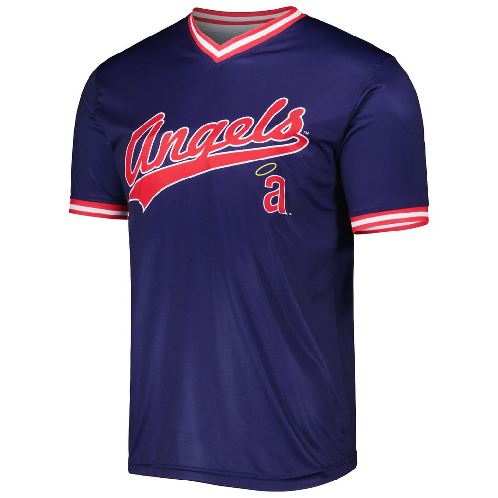 California Angels Stitches Navy MLB Jersey