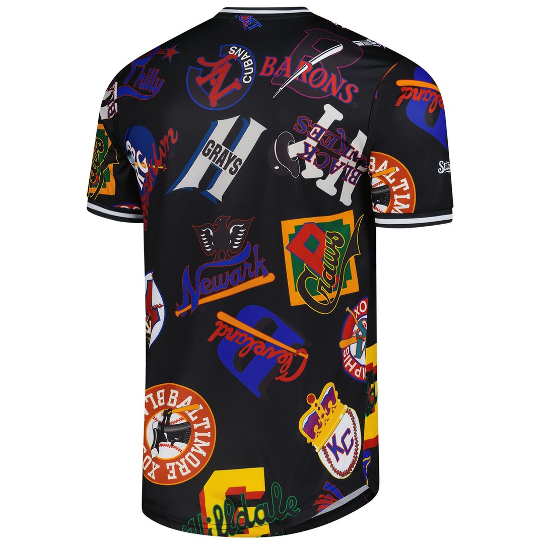 Negro League Baseball Merchandise Stitches Black Replica MLB Jersey