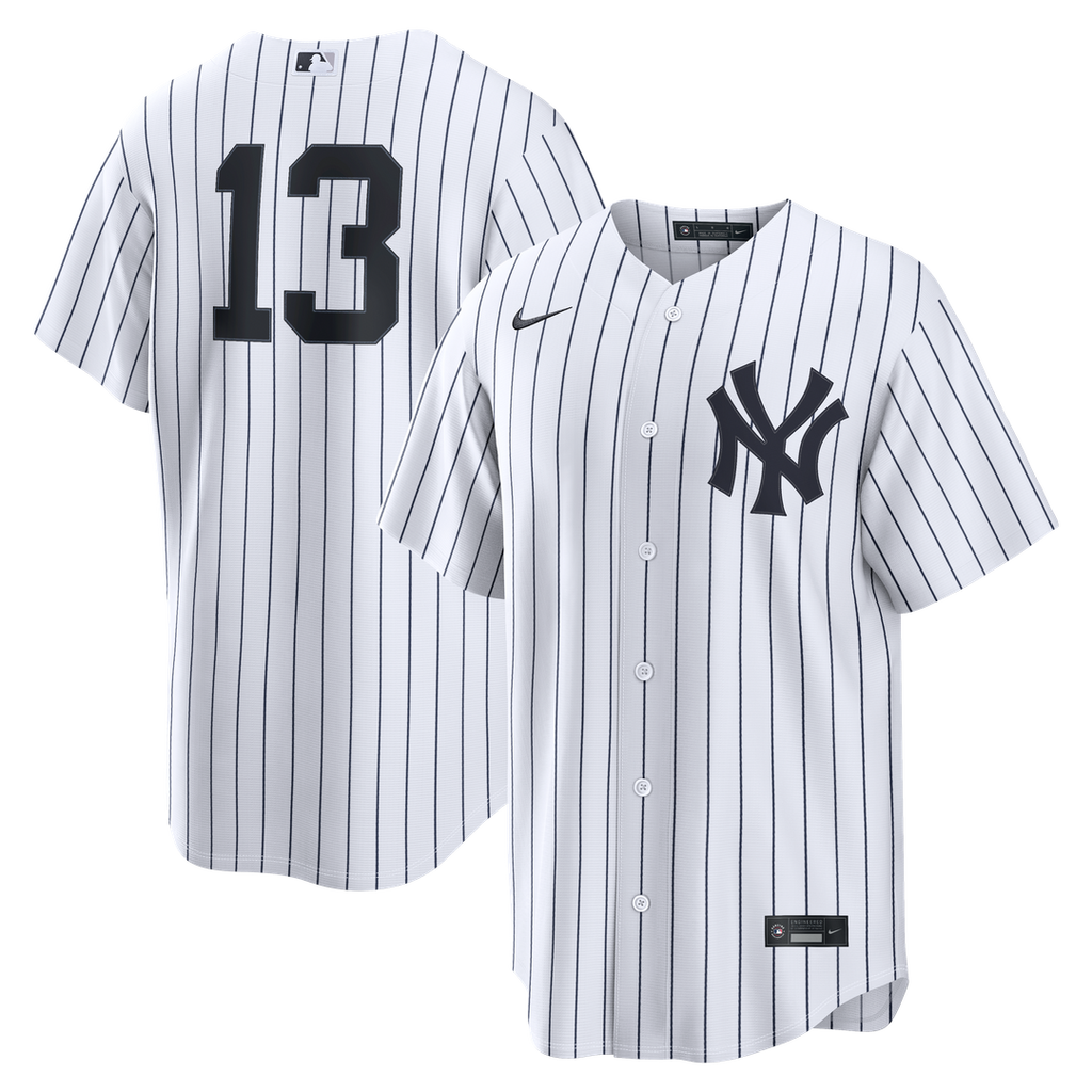 New York Yankees Nike White Replica MLB baseball jersey