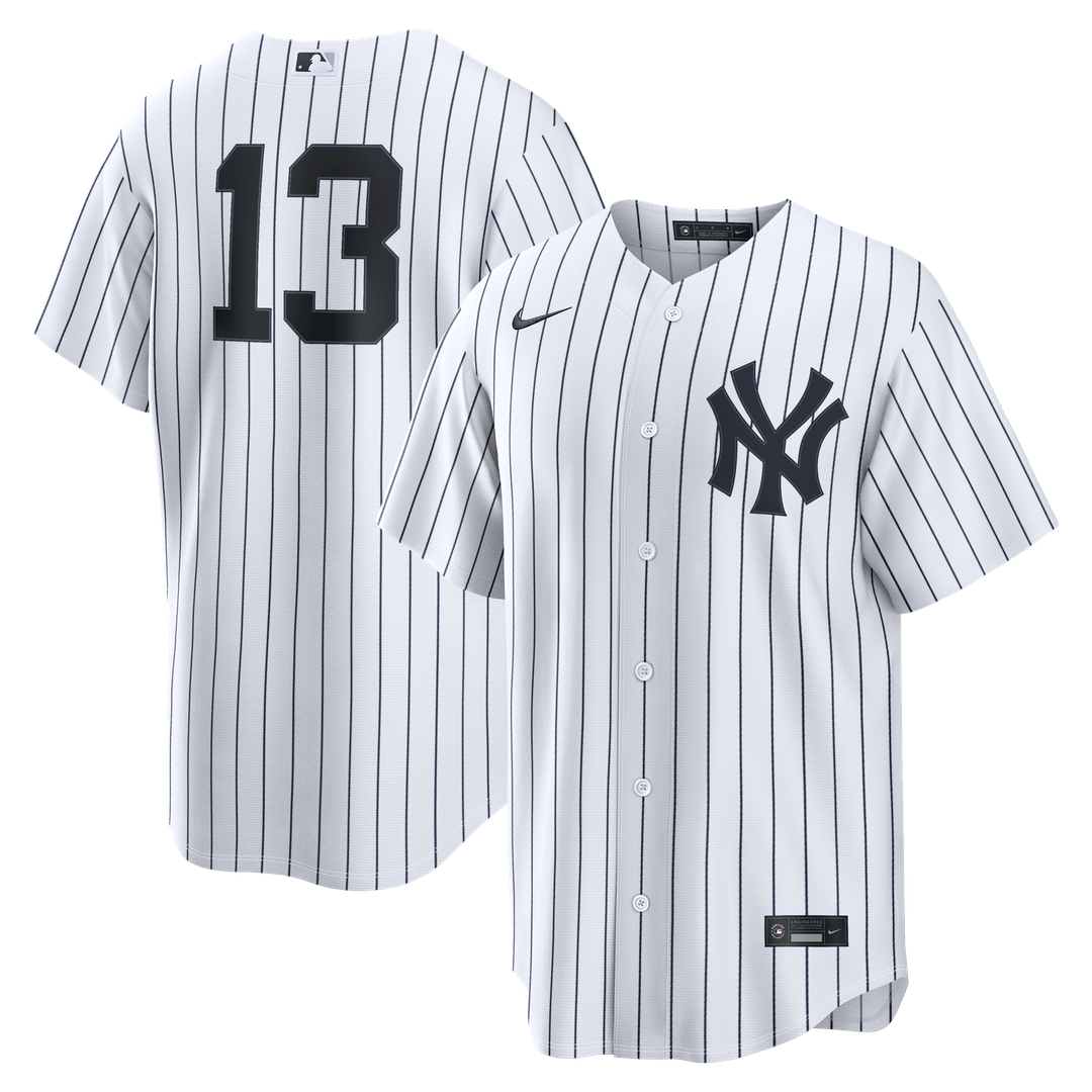 New York Yankees Nike White Replica MLB baseball jersey