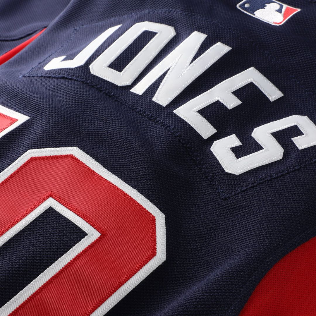 Atlanta Braves Mitchell & Ness Navy Authentic MLB Jersey
