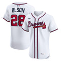 Atlanta Braves Nike White Authentic MLB baseball jersey