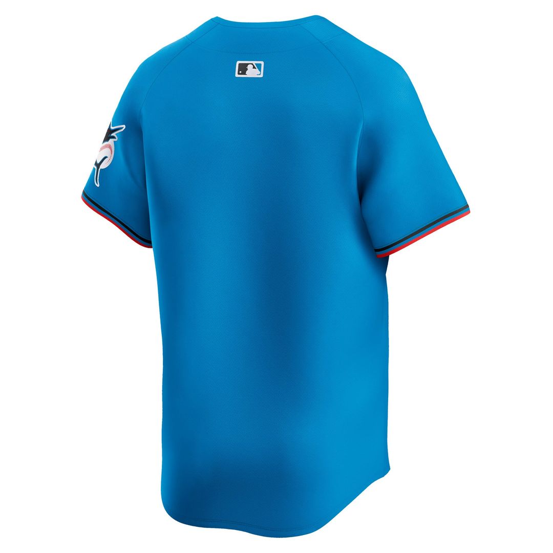 Miami Marlins Nike Blue Authentic MLB Jersey