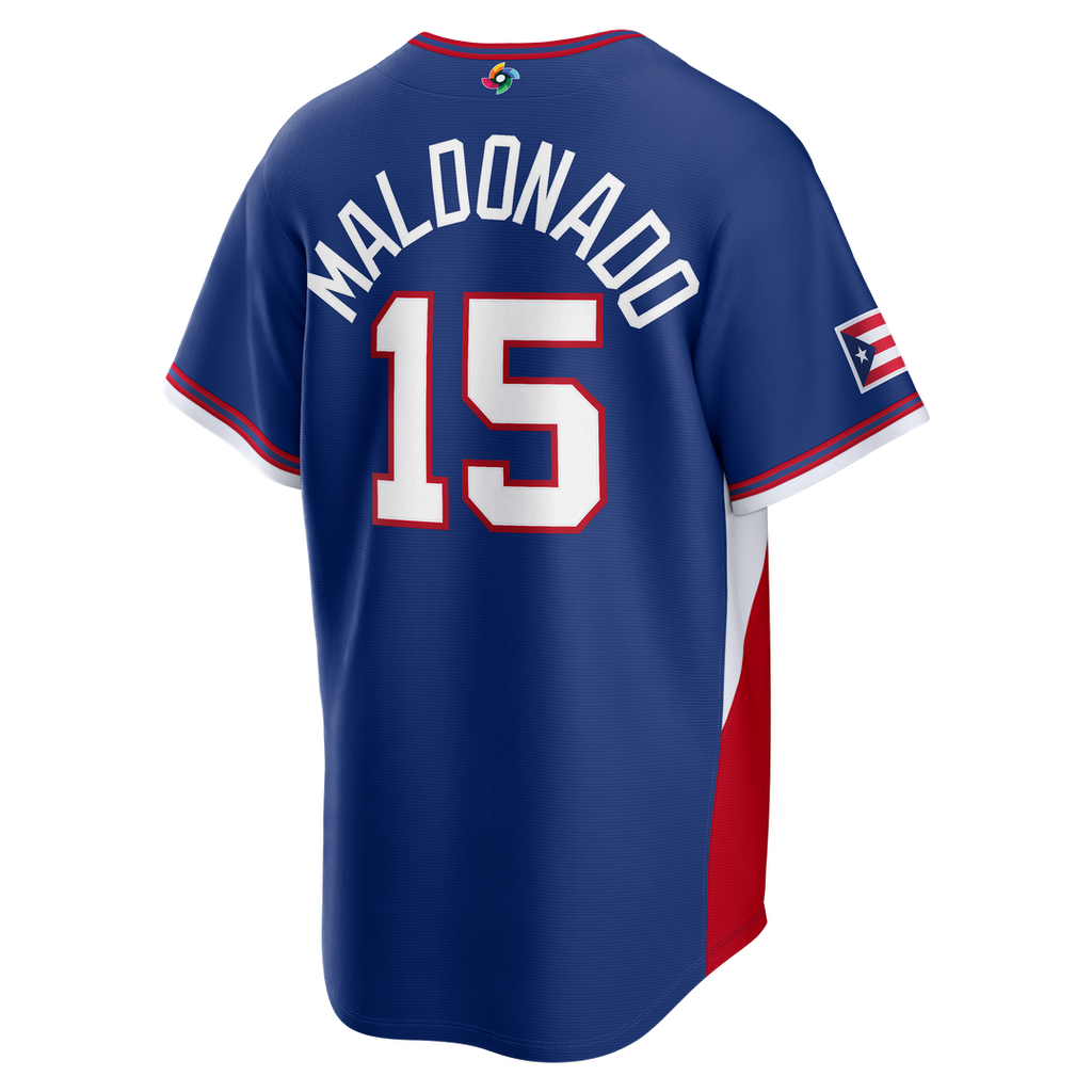 Puerto Rico Baseball Nike Royal MLB Jersey