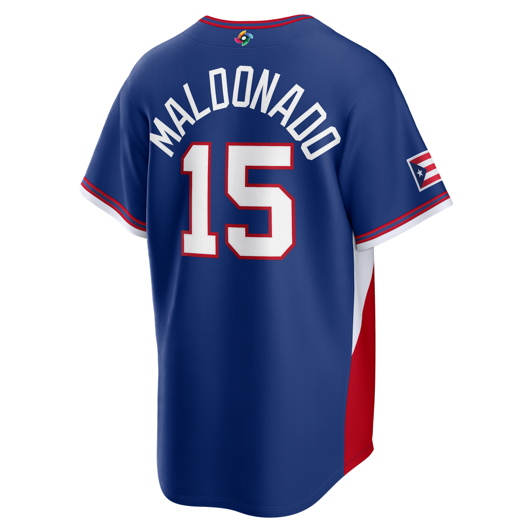 Puerto Rico Baseball Nike Royal MLB Jersey