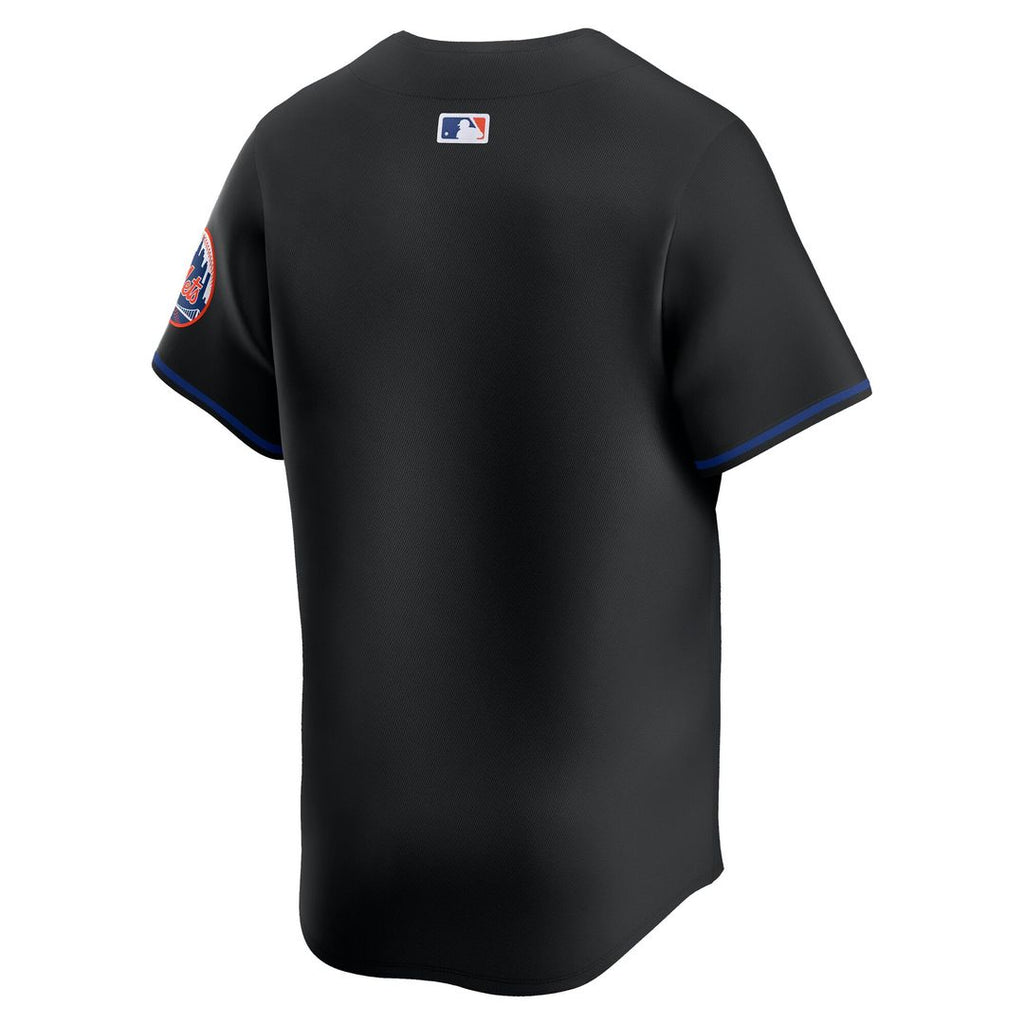 New York Mets Nike Black Authentic MLB Jersey
