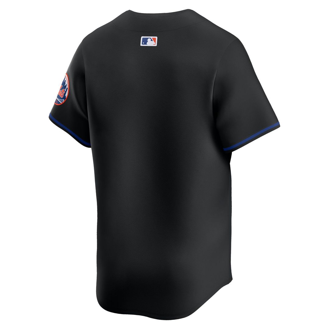 New York Mets Nike Black Authentic MLB Jersey