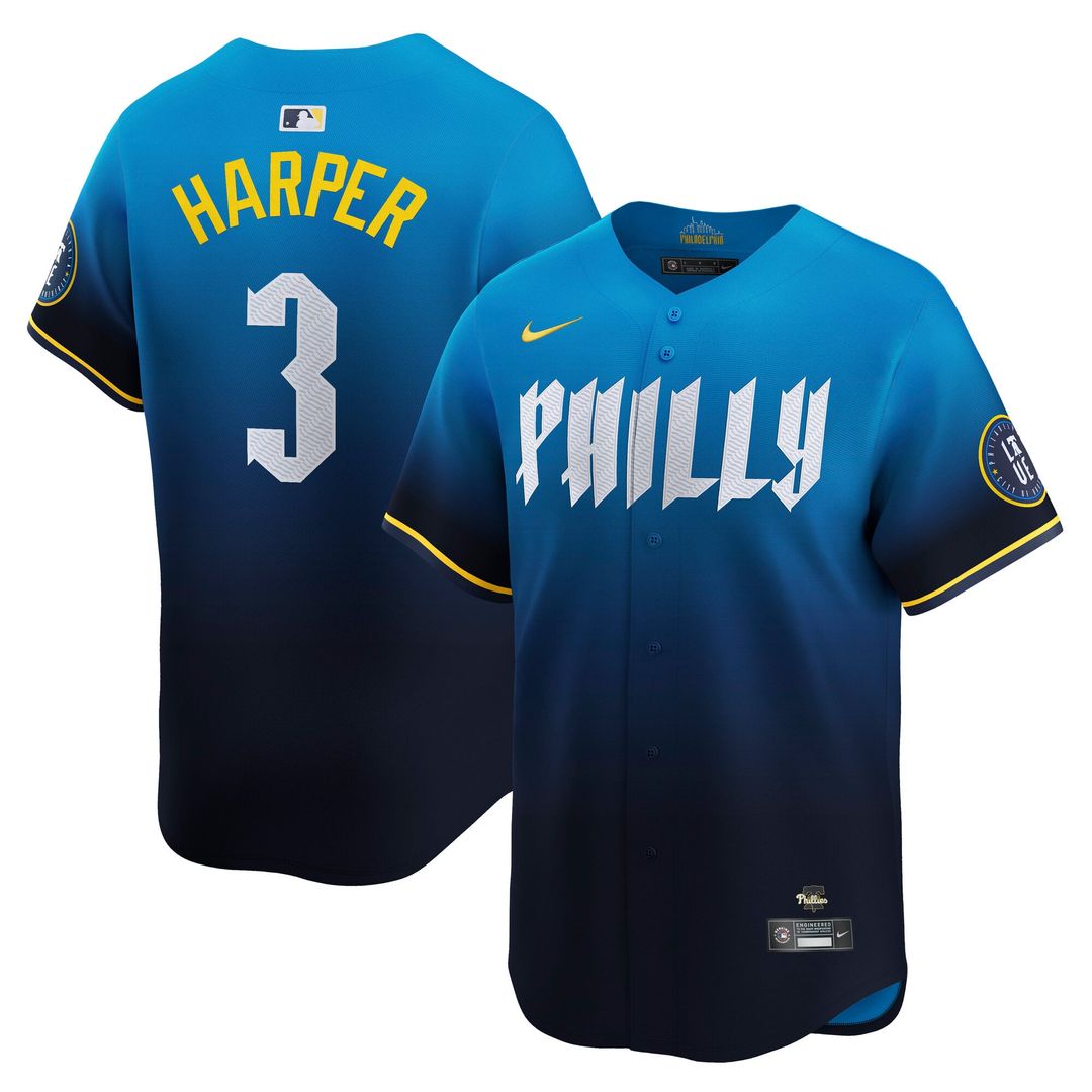 Philadelphia Phillies Nike Blue MLB baseball jersey
