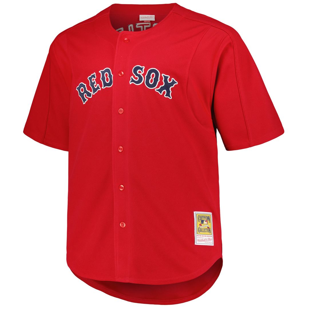 Boston Red Sox Mitchell & Ness Red Authentic MLB Jersey