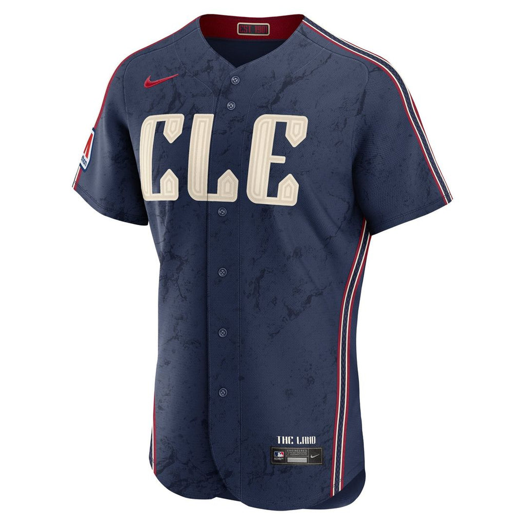 Cleveland Guardians Nike Navy Authentic MLB Jersey