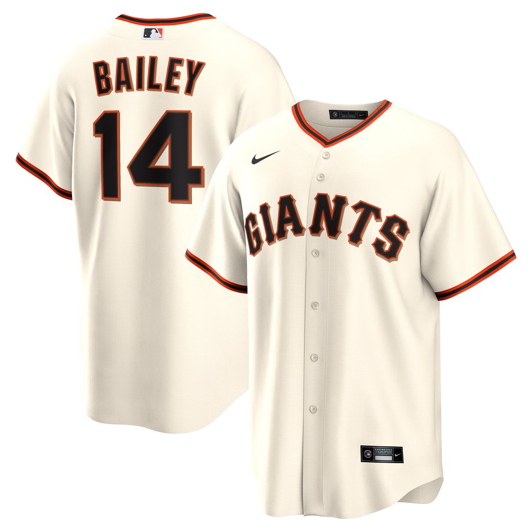 San Francisco Giants Nike Cream Replica MLB baseball jersey
