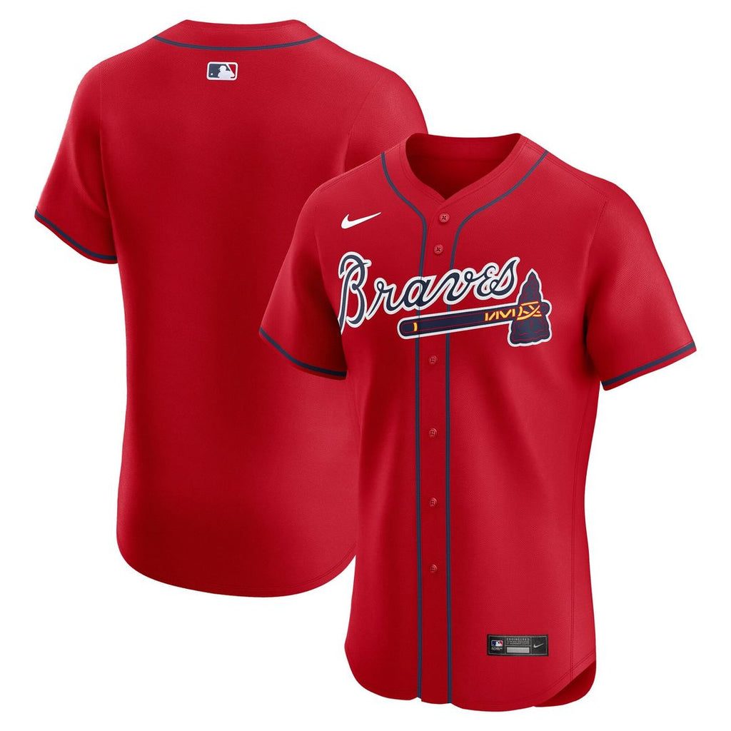 Atlanta Braves Nike Red Authentic MLB Jersey