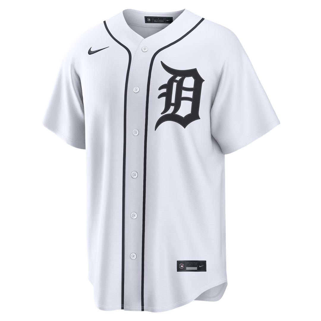 Detroit Tigers Nike White Replica MLB Jersey